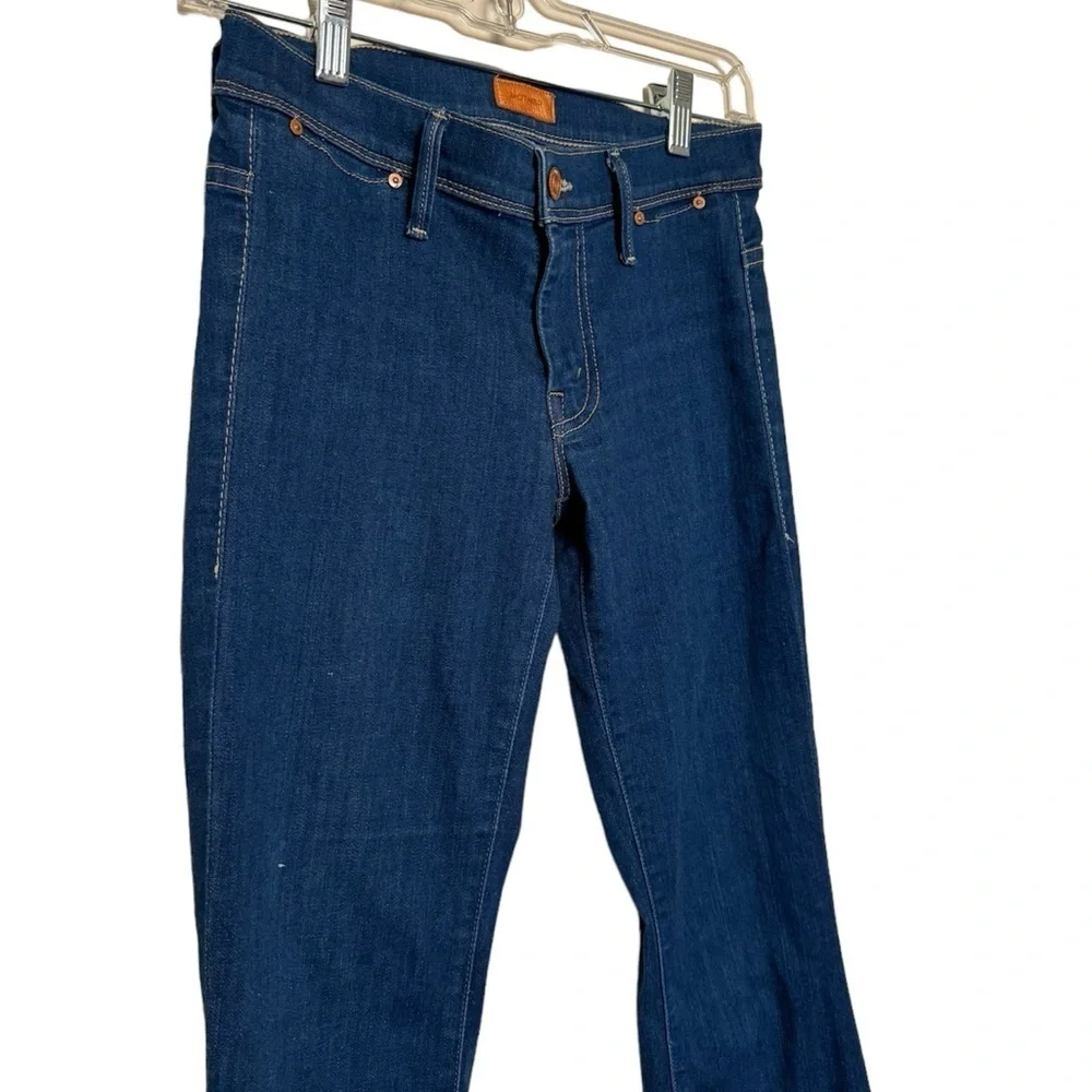 MOTHER The Curfew Blue Flare Jean Size 25 - Picture 3 of 11
